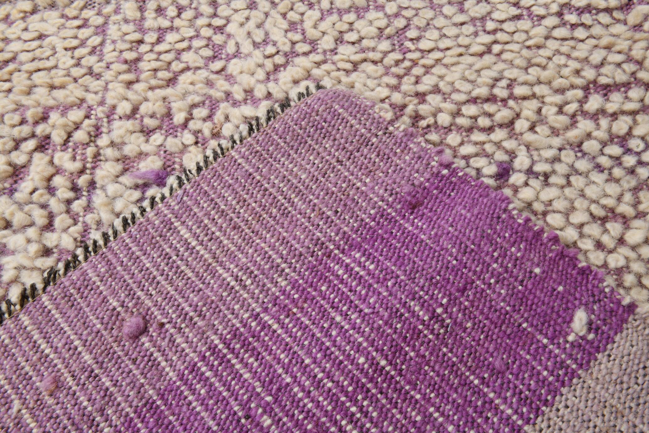 2x6 Modern Pink Vintage Runner Rug, 68x178Cm