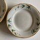 Set of 7 Sarreguemines Bamboo 1880 ironstone plates