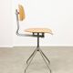 Chaise d'architecte pivotante et réglable, milieu XXème