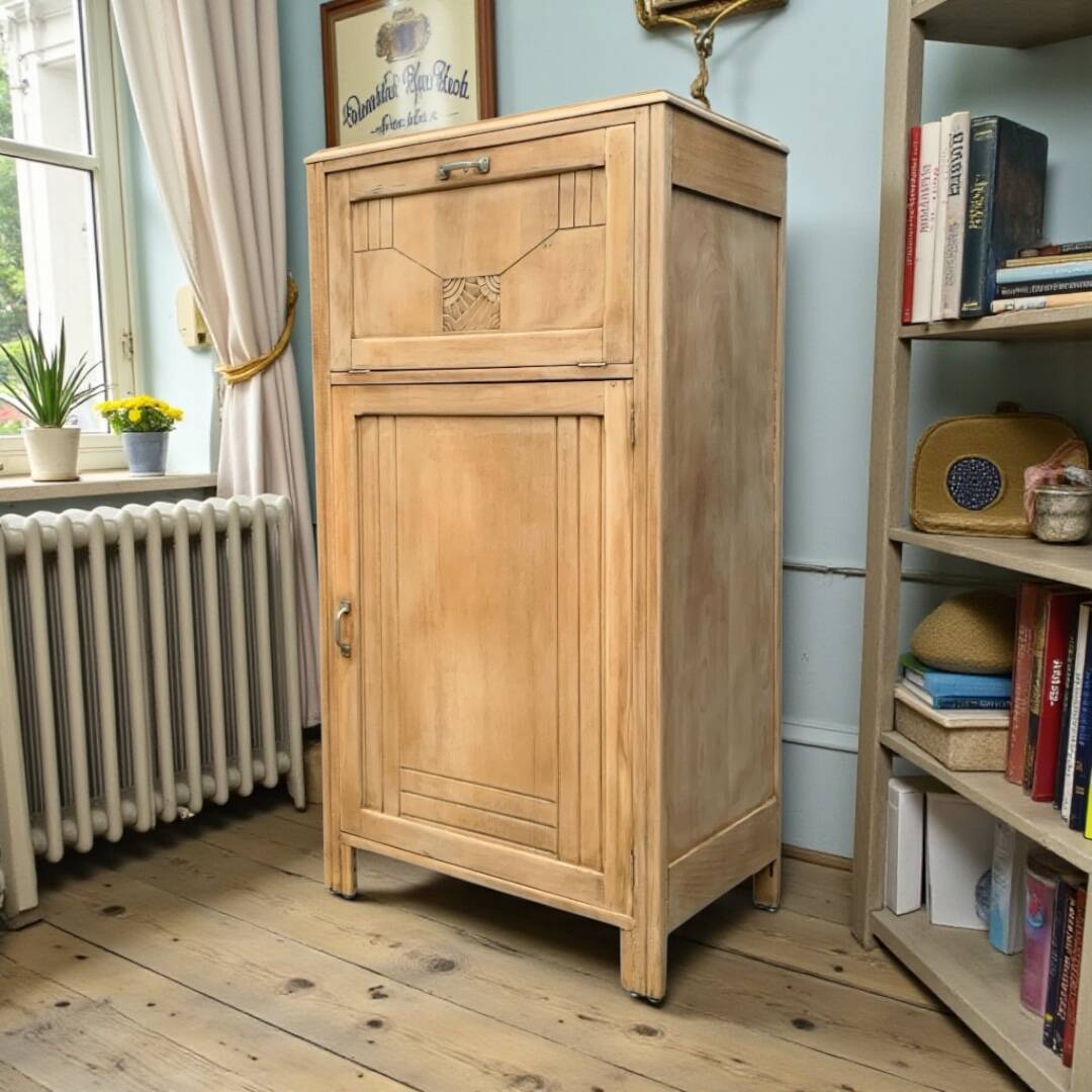 Buffet parisien art déco bois brut 