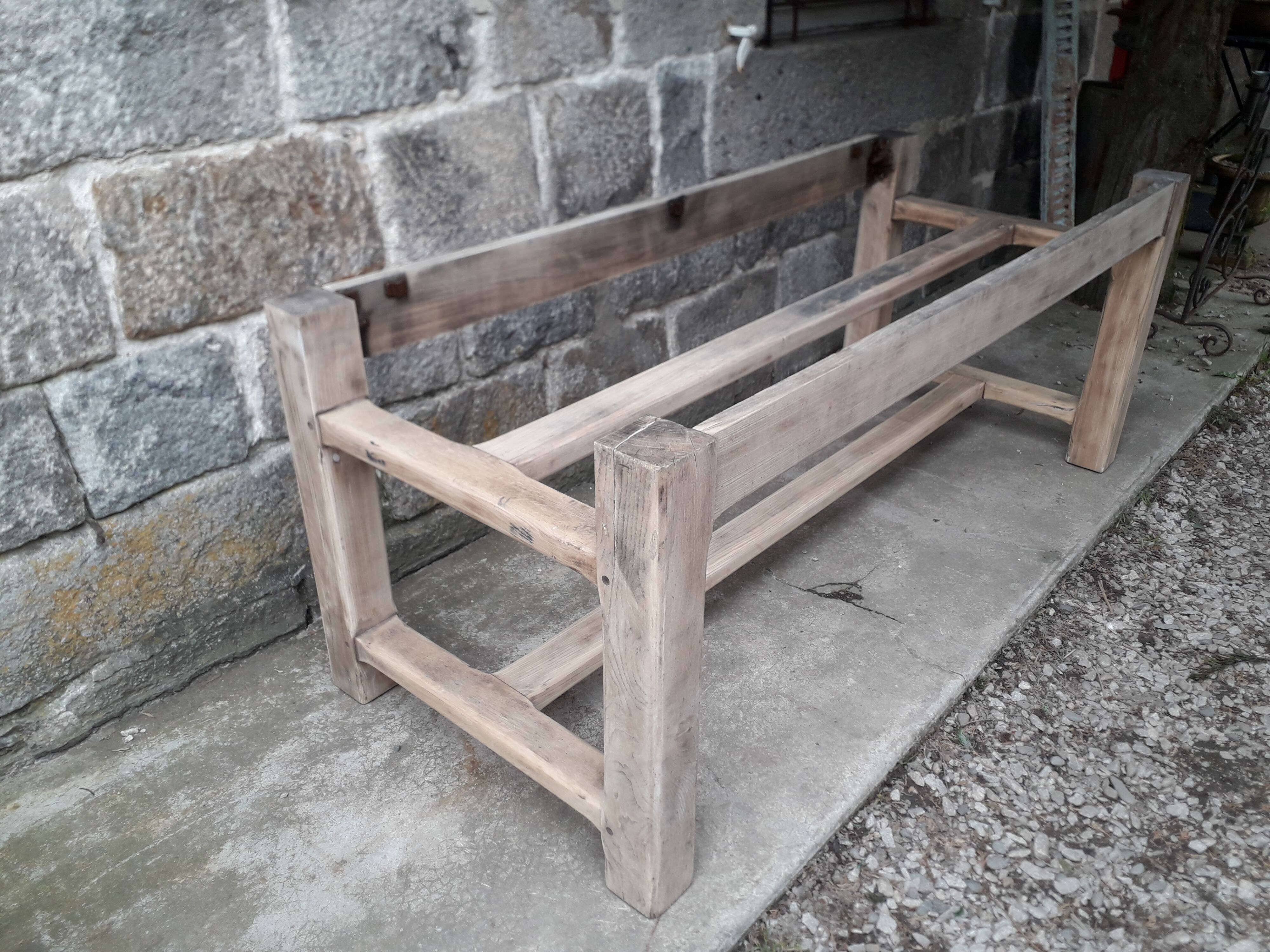 Solid oak farmhouse table, 200 cm