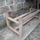 Solid oak farmhouse table, 200 cm