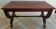 Restoration style coffee table in mahogany-colored wood / Very good condition
