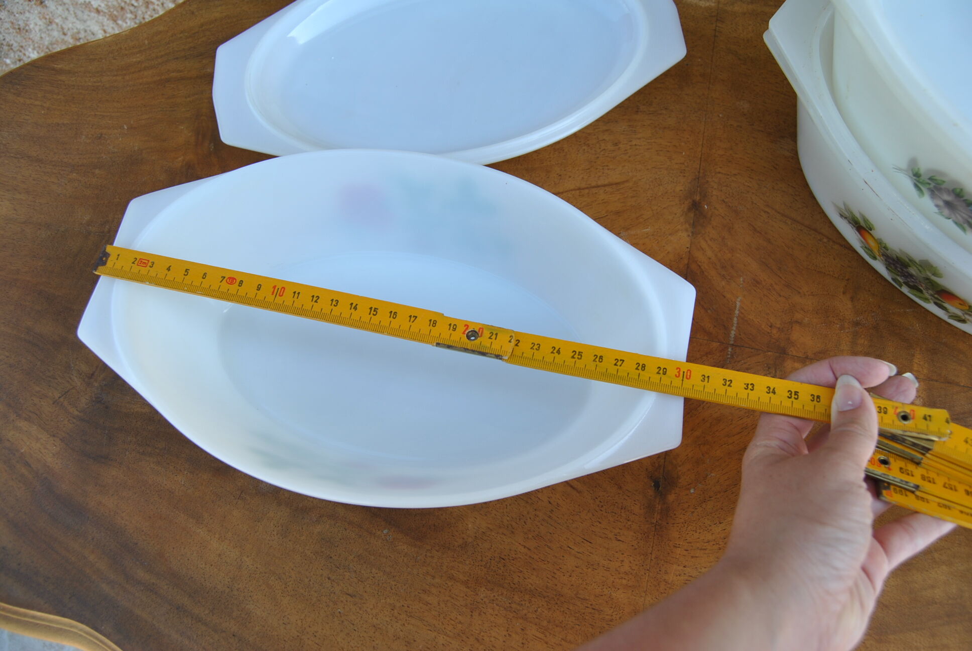 Oval dishes various models - arcopal - 70s - authentic vintage