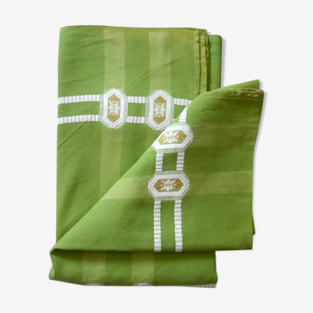 Cotton linen tablecloth 190 x 150