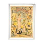 Affiche originale Ch Levy 4 rue Martel Paris Mr et Mme Blochouse