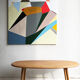 Abstract painting - Oil on canvas - 90 x 90 cm