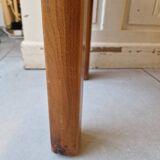 Solid elm bedside table