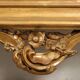 Eclectic antique mirror in carved and gilded wood, Italy, 19th century.
