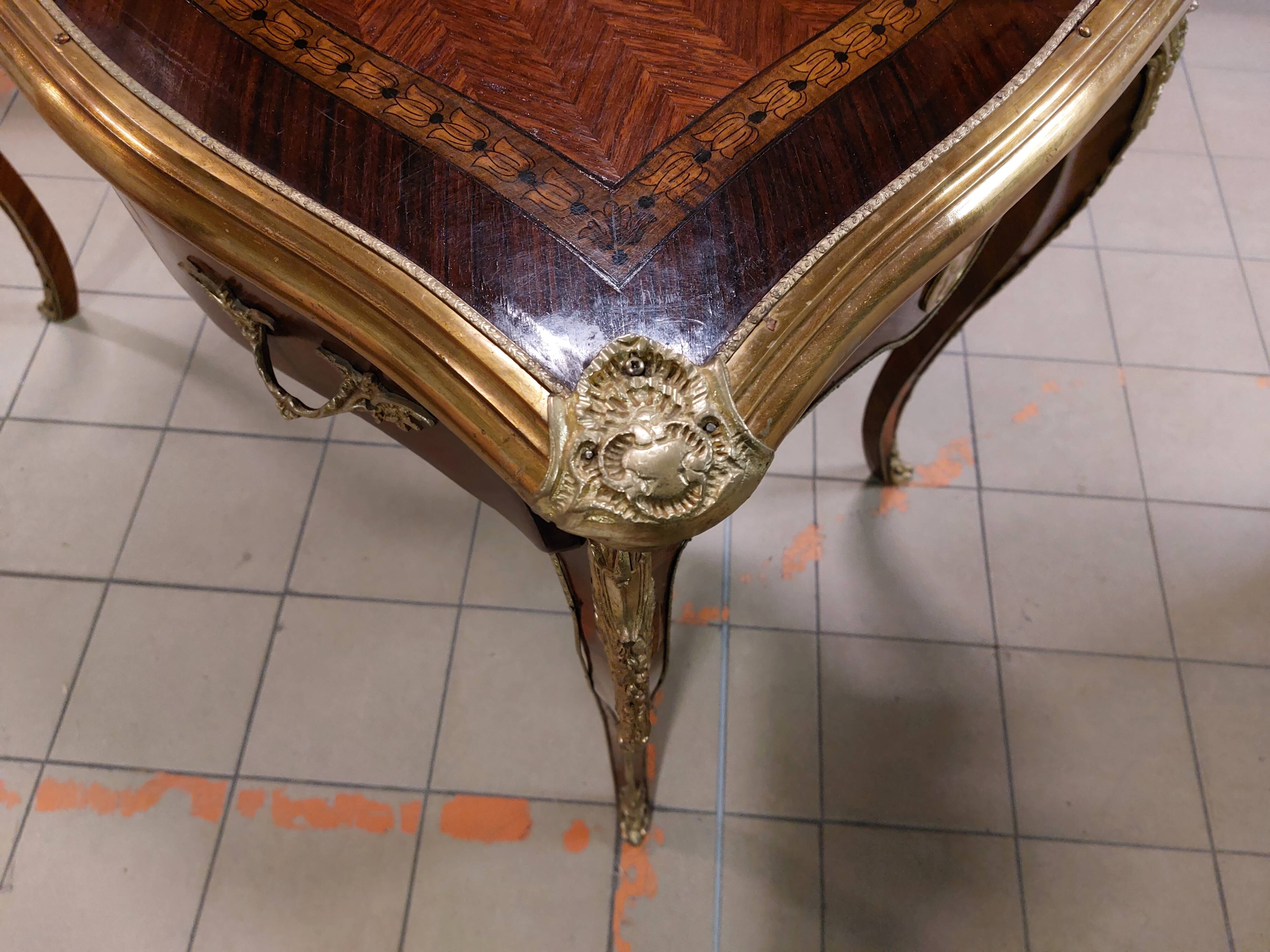 Louis XV style baroque living room desk
