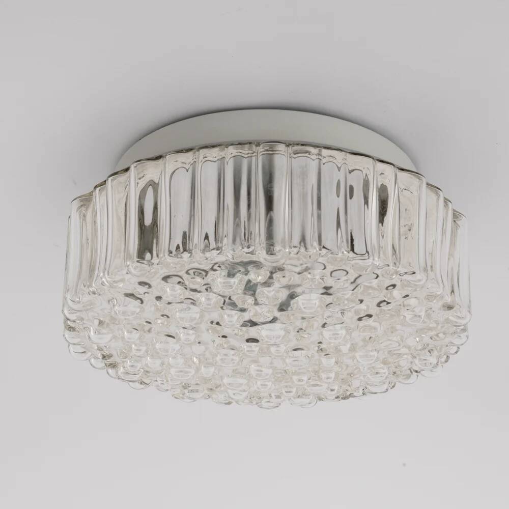 Plafonnier en verre bulle Staff Leuchten