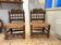 Set of 2 Spanish Armchairs from the 19th Century
