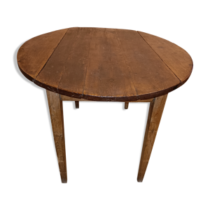 table a abattants ovale