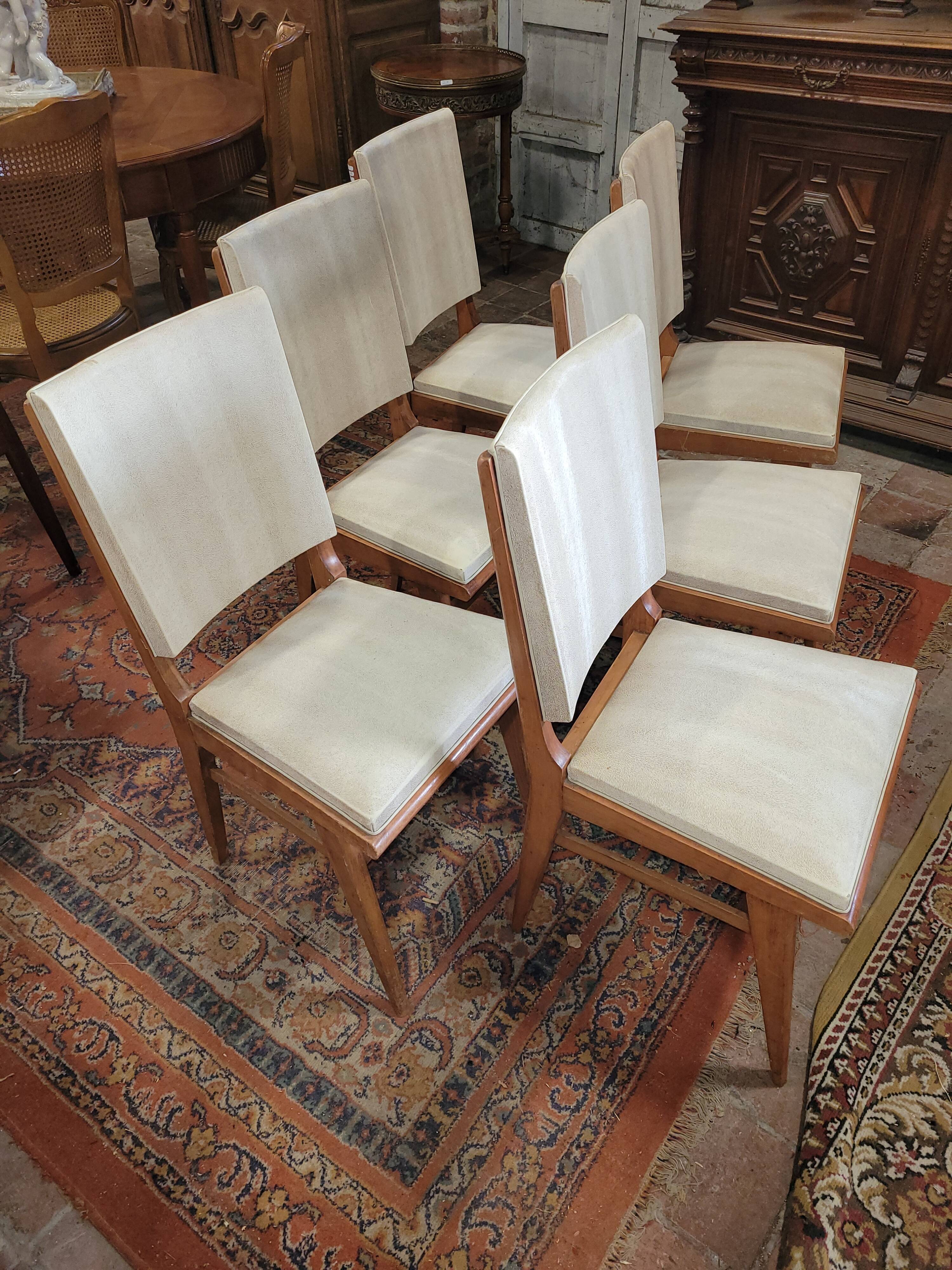 6 Scandinavian chairs