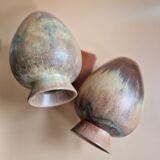 Denbac - Two vases - France - 1920-1949 - Art Deco style ceramics