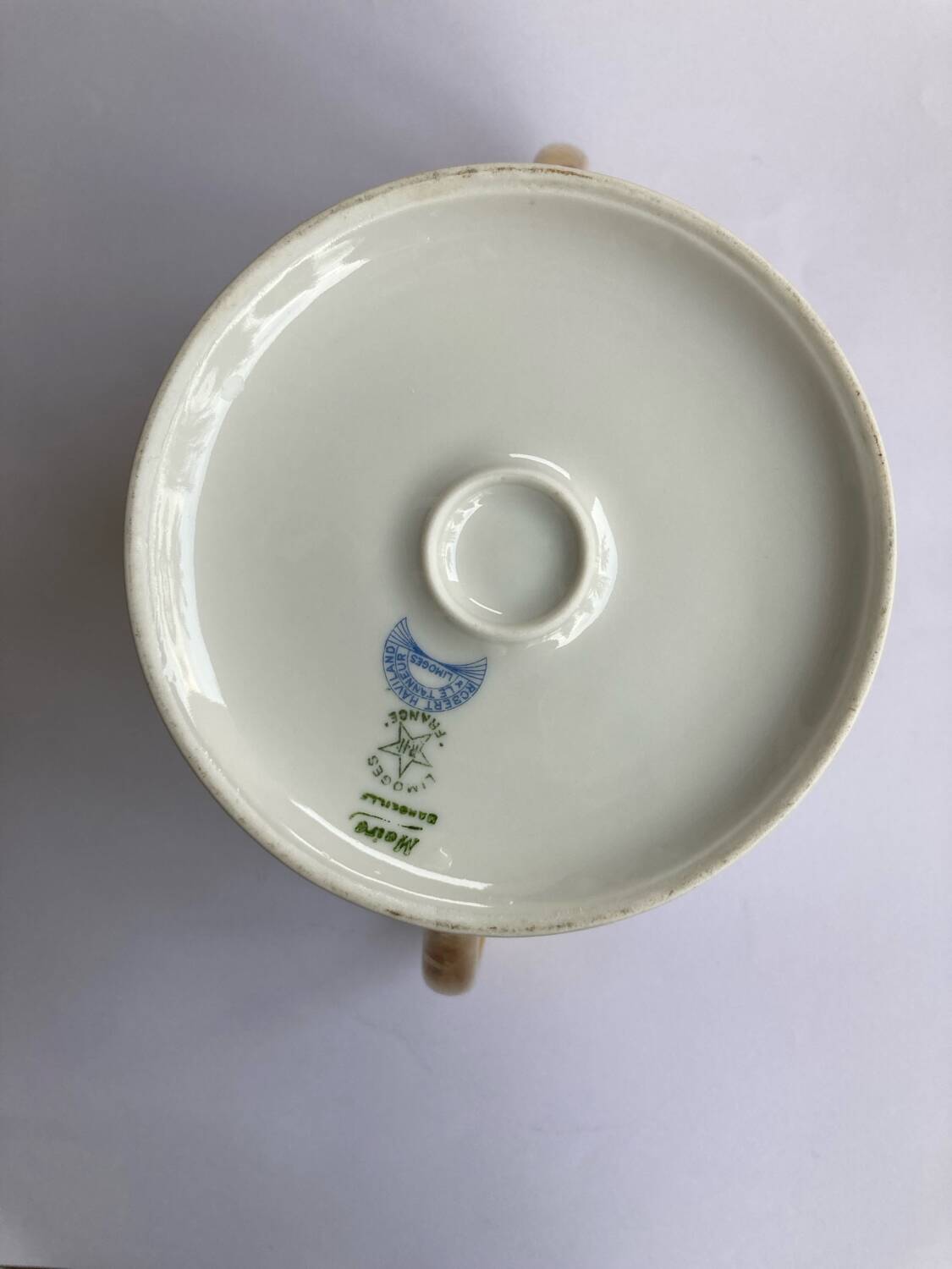 Limoges Haviland porcelain sugar bowl - Le Tanneur