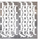 Pair of cast aluminum panels, 1970s