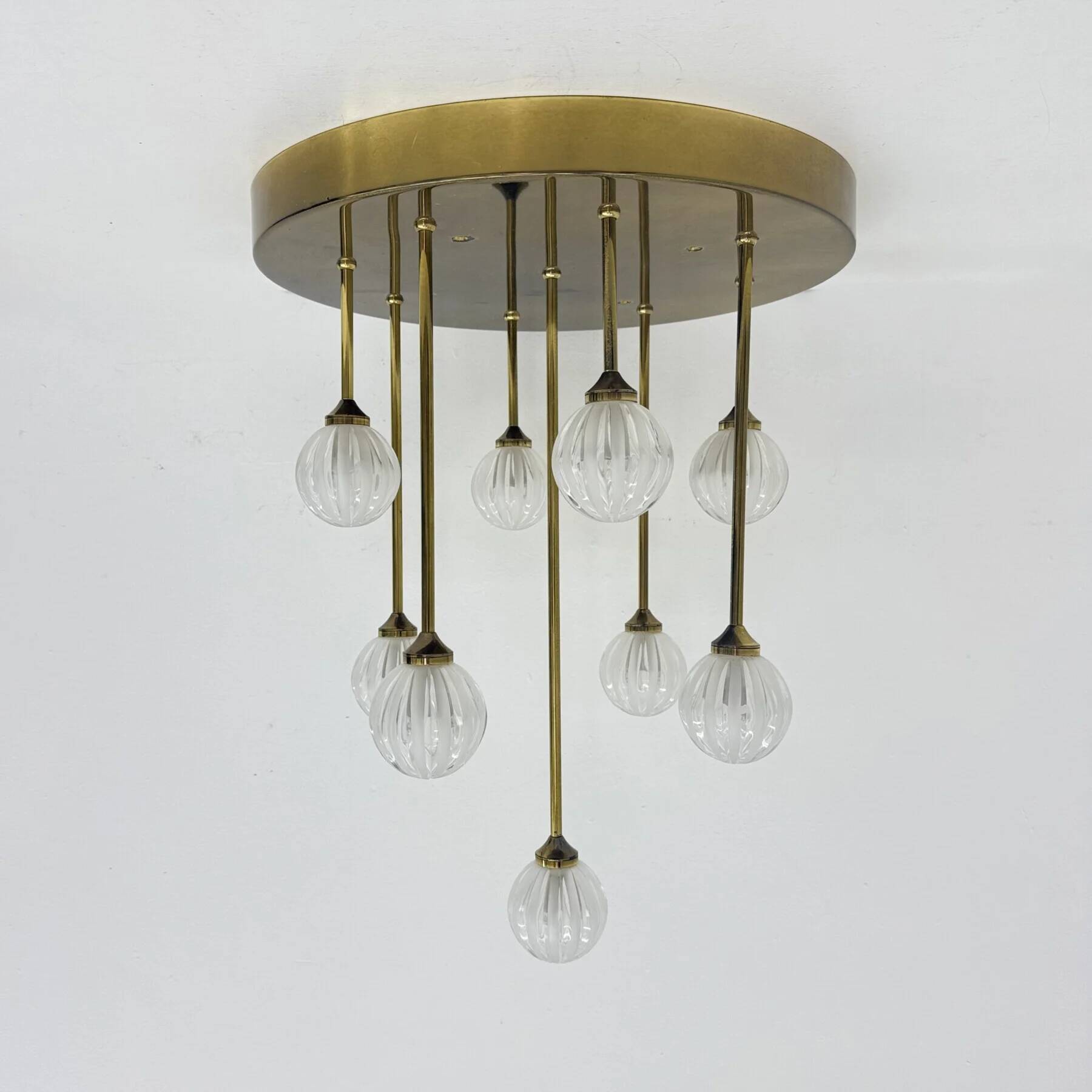 Mid-century design Christoph Palme ceiling lamp, 1980s
