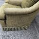 Paire de fauteuils seventies en tweed vert