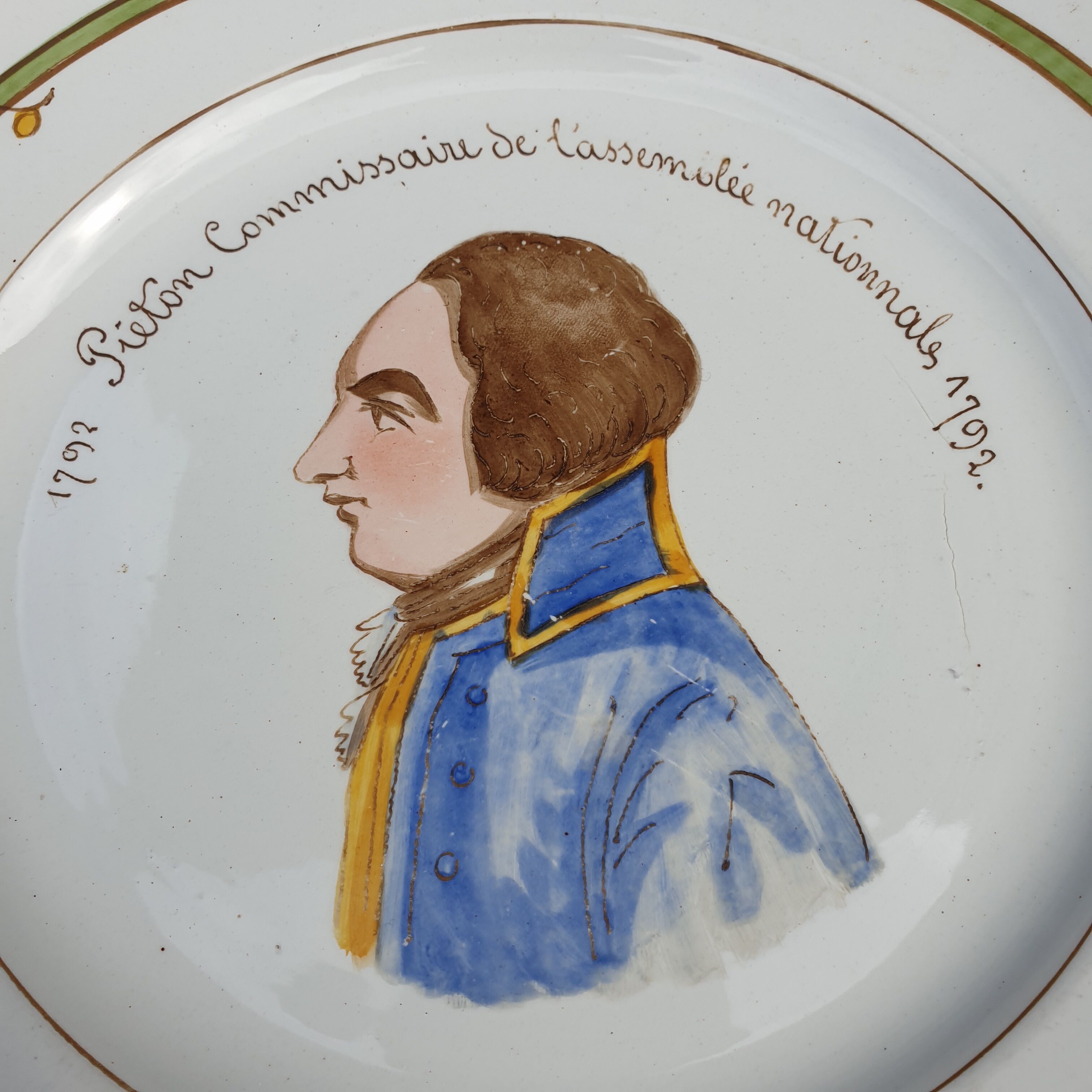 Plate Nevers French Revolution 1792