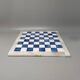 Jeu d'échecs en albâtre de Volterra bleu et blanc fabriqué à la main, années 1970