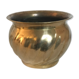 Vintage brass pot cover