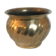 Vintage brass pot cover