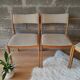Set of 3 Danish Scandinavian chairs Uldum Mobelfabrik 7171