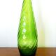 Large glass carafe from Empoli, Italy, vintage
