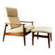 Modernist designer armchair, Cado, designed by Arne Vodder, Denmark, 1960s.