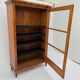 Biedermeier Display Cabinet in Cherry Veneer, Ash Burl, Austria, 1820s