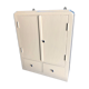 Weathered toilet cabinet