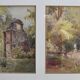 The Médicis Fountain, Luxembourg Garden, Two Signed Watercolours