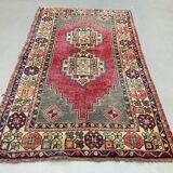 Vintage turkish oushak rug 192x112 cm