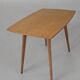 Side table in ash by Rakovnik, Czech vintage 1960s