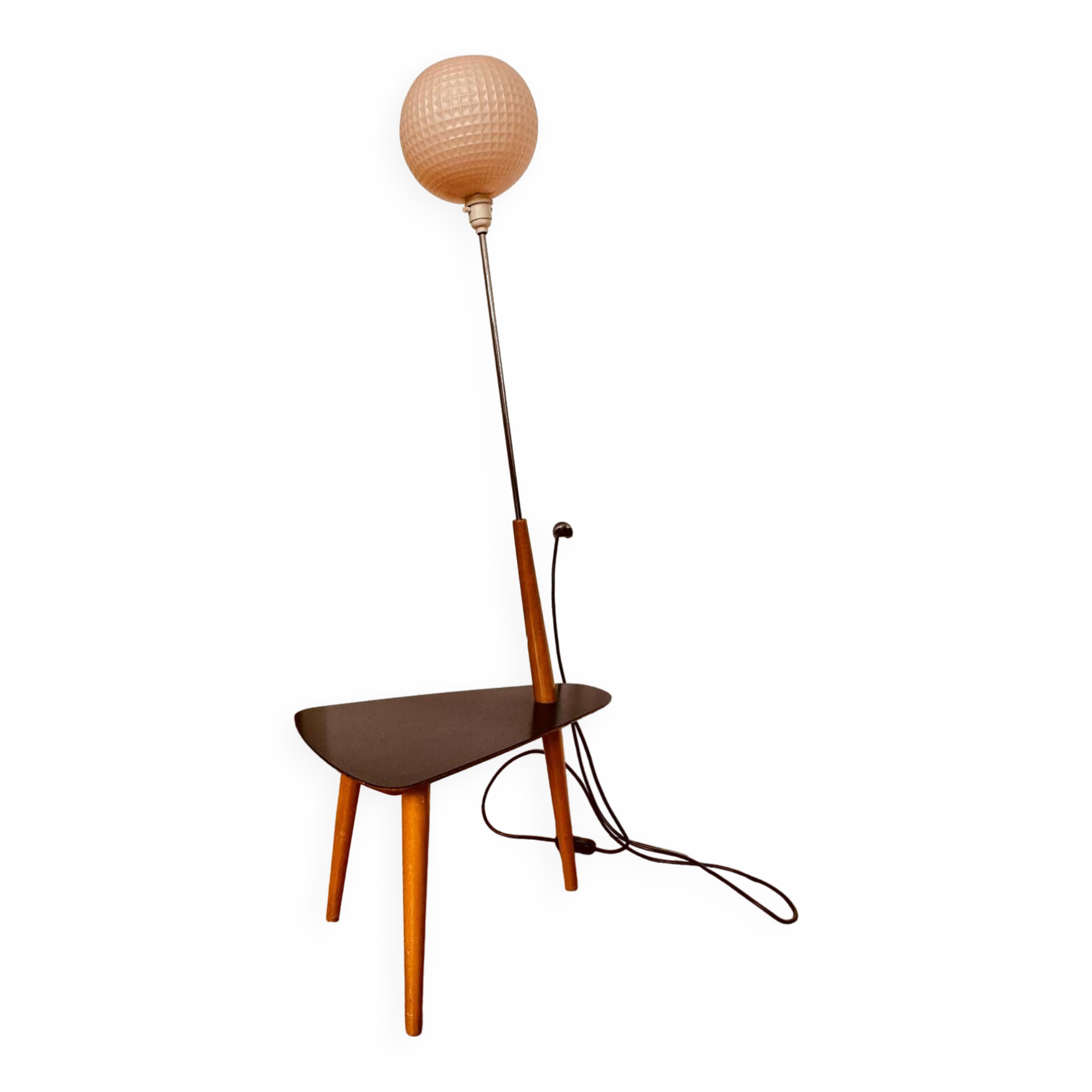 Vintage tripod reading lamp, circa 1960