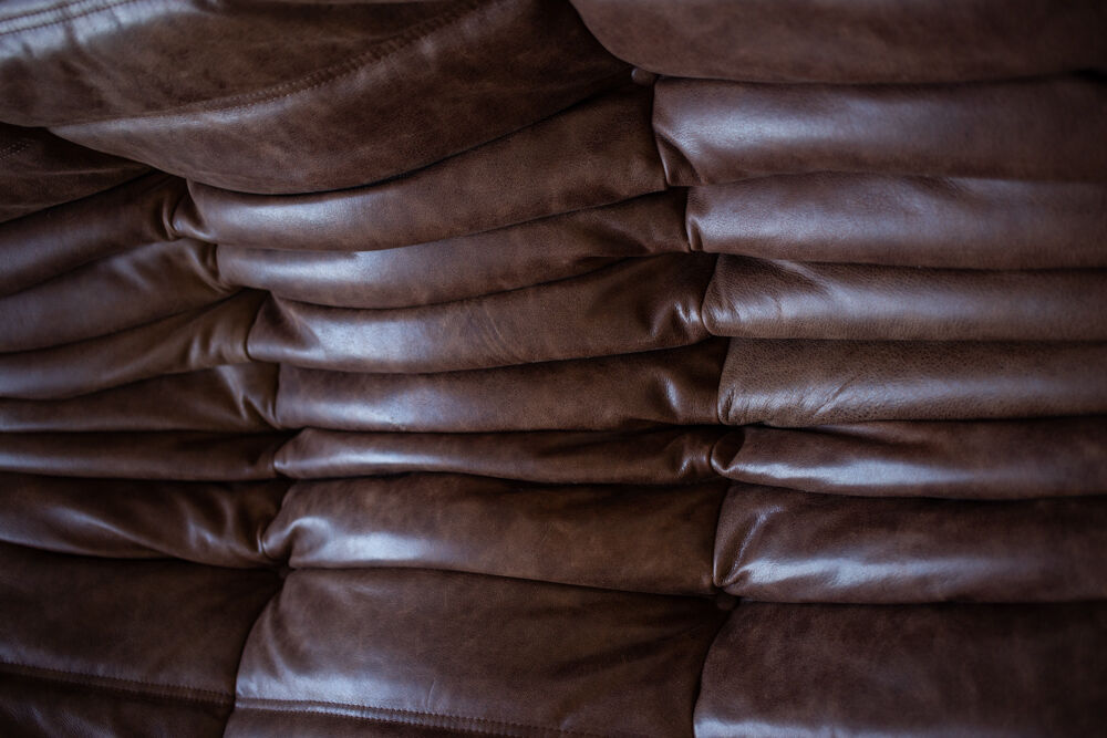 Sofa and pouf by Michel Ducaroy for Ligne Roset