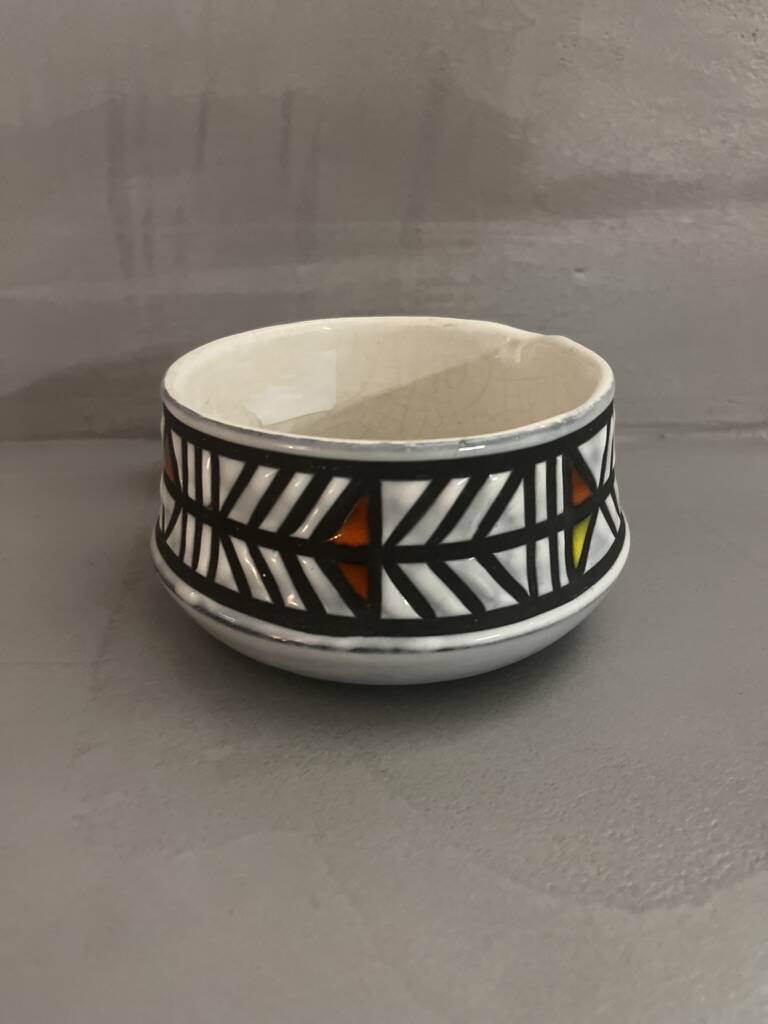 Roger Capron ceramic frying pan or trinket dish