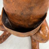 Dimitri Omersa leather magazine pouch kangaroo, Almazán, Spain, 1970 (Stamped)