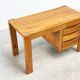 Solid elm desk by Roland Haeusler for Maison Regain