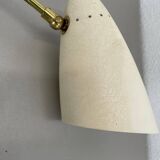 Applique murale ou plafonnier de théâtre réglable en laiton, Italie, années 1950