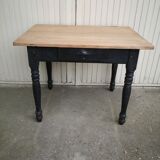 Vintage wooden farmhouse table