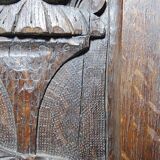 Pair of decorative wall panels in carved wood from the 19th century.