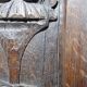 Pair of decorative wall panels in carved wood from the 19th century.