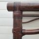 Roche Bobois shelf, bamboo and smoked glass 1970