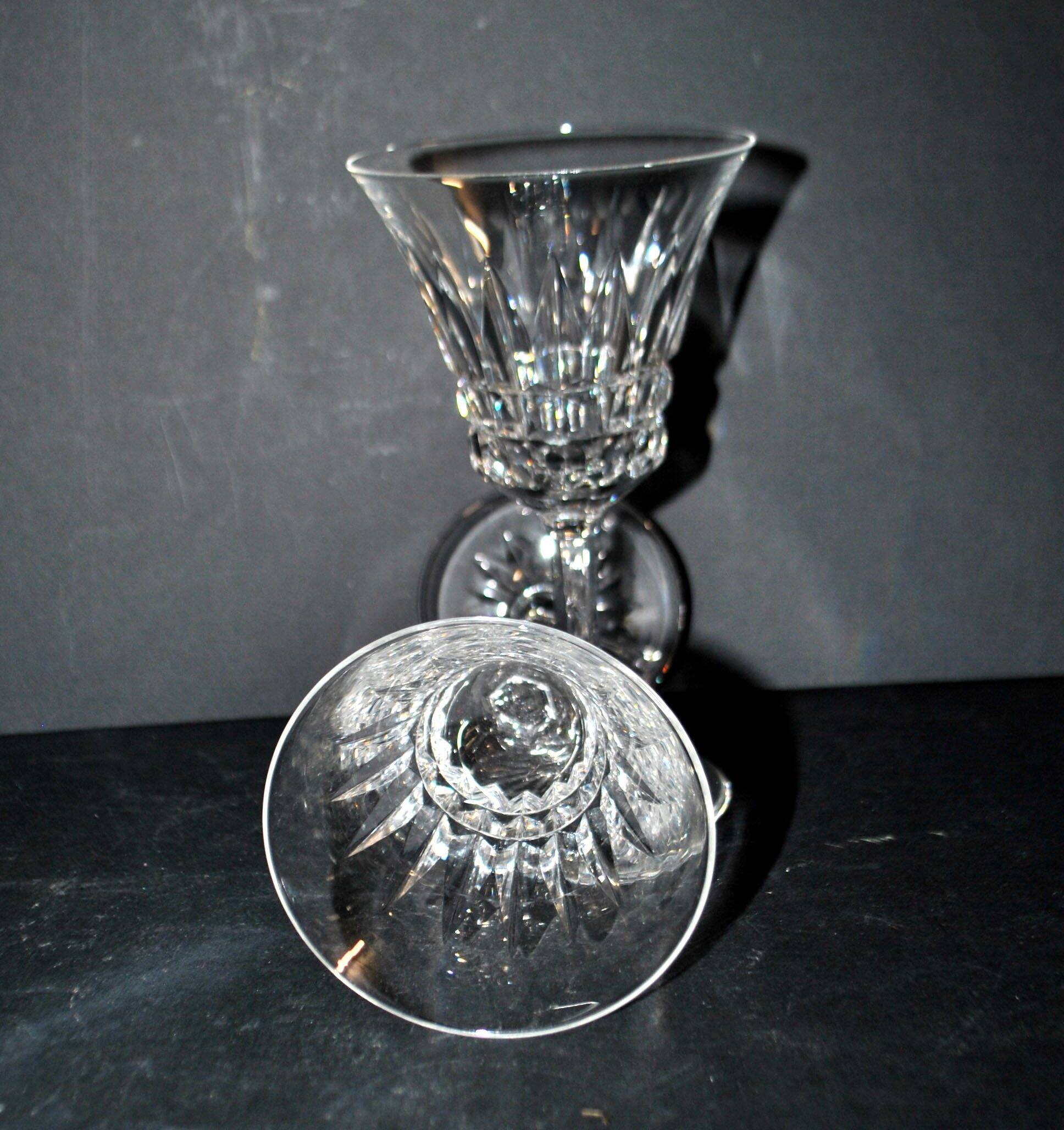Villeroy Boch set of 2 cut crystal wine glasses model Royal Buckingham 14.5 cm