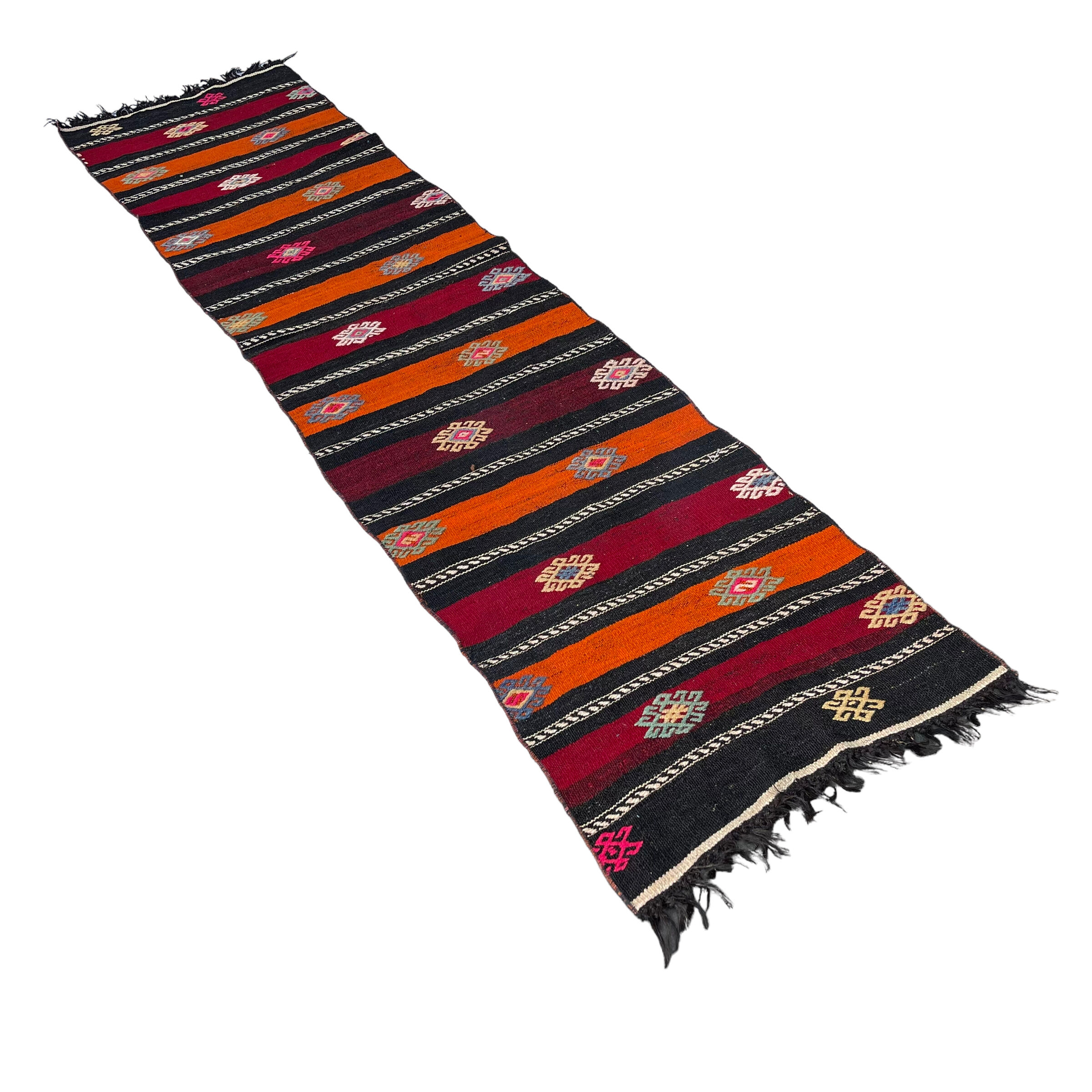 Vintage turkish kilim runner , 290 x 68 cm