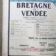 Map n°10 "Brittany and Vendée" by P. Kaeppelin and P. Deffontaines