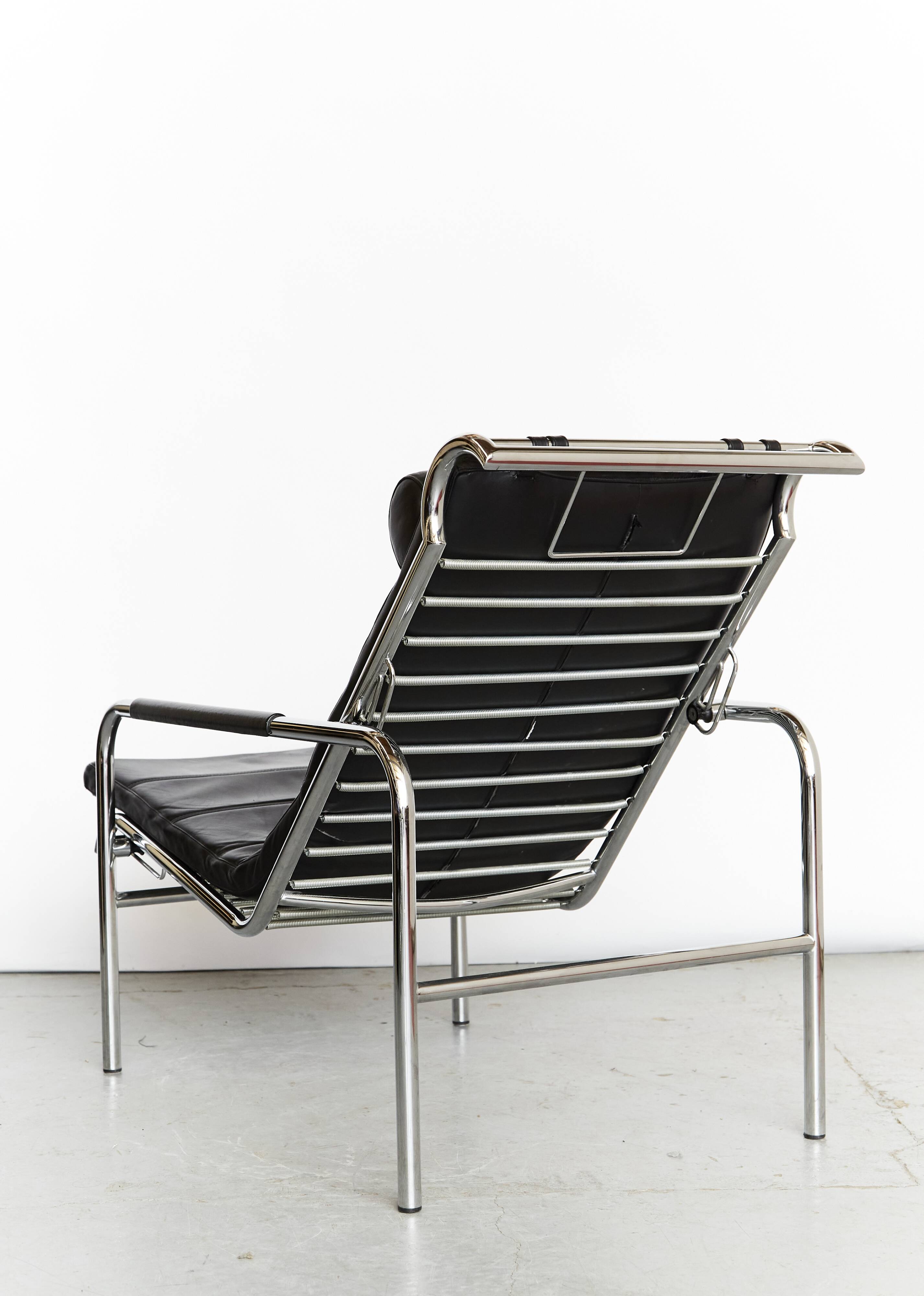 Chaise longue and ottoman Gabriele Mucchi "Genni" for Zanotta