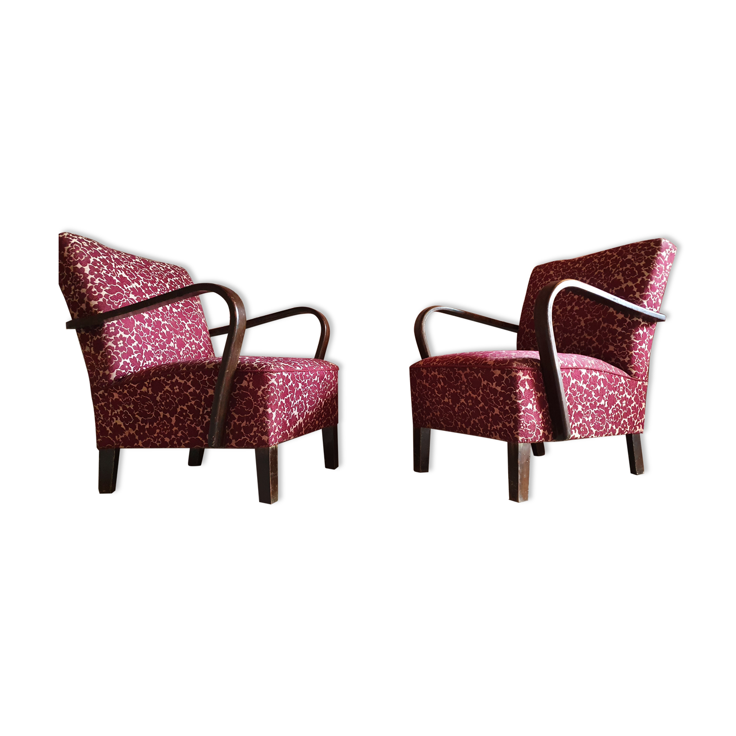 Paire de fauteuils 1950